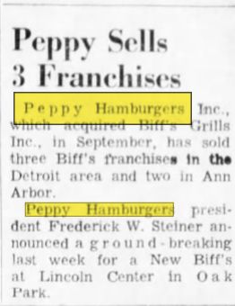 Peppy - Biffs - Dec 1969 Article